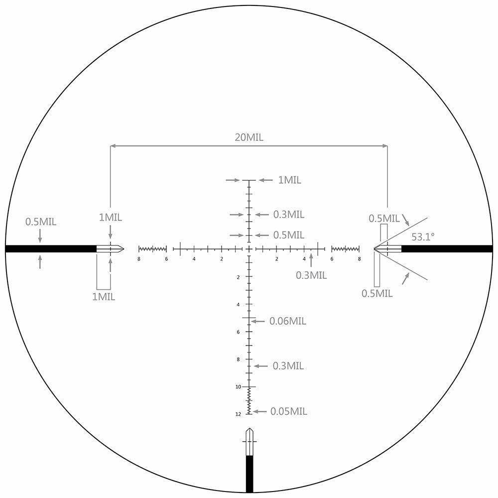 arken optics usa SH4-4-14X44-FFP-MIL-with-Zero-Stop-30mm-Tube-p139429111