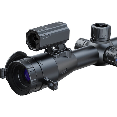 The TS34 Thermal Riflescope with Laser Rangefinder from PARD allows you to see your target in the dark as well as during the day and offers a suite of functions designed to get you on target quickly. The TS34 looks like a traditional optical riflescope but uses a 384 x 288 LWIR thermal sensor and PARD's Infrared Enhancement Algorithm technology to reveal targets obscured by the dark or bad weather. Its ≤25mK noise equivalent temperature difference at 32°F produces a clean, low-noise image.


12µm 384x288 Sensor
3.94" Eye Relief
800 x 800 Circular LTPS Display
≤25mK NETD
1200-Yard Laser Rangefinder
Image Shift Zero
Focus Lever
Multifunction Control Knob
Ballistic Calculator
Shooting and Recording App