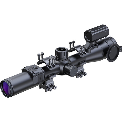 The TS36 Thermal Riflescope with Laser Rangefinder from PARD allows you to see your target in the dark as well as during the day and offers a suite of functions designed to get you on target quickly. The TS36 looks like a traditional optical riflescope but uses a 640 x 480 LWIR thermal sensor and PARD's Infrared Enhancement Algorithm technology to reveal targets obscured by the dark or bad weather. Its ≤25mK noise equivalent temperature difference at 32°F produces a clean, low-noise image.

 
12µm 640x480 Sensor
3.94" Eye Relief
800 x 800 Circular LTPS Display
≤25mK NETD
1200-Yard Laser Rangefinder
Image Shift Zero
Focus Lever
Multifunction Control Knob
Ballistic Calculator
Shooting and Recording App - PardVision




One of Kind Display
The circular LTPS display offers a bright image with high contrast and the choice of six reticles. The rangefinder accurately measures the distance to objects up to 1200 yards away. Control is simple and intuitive with the focus lever and the multifunction control knob. Image Shift Zero makes it easy to keep your gun sighted in, the ballistic calculator computes your round's trajectory, and the long eye relief makes shooting safe and comfortable.




Hassle-free Warranty: Thermal Imaging & Multispectral Device: 3 Years