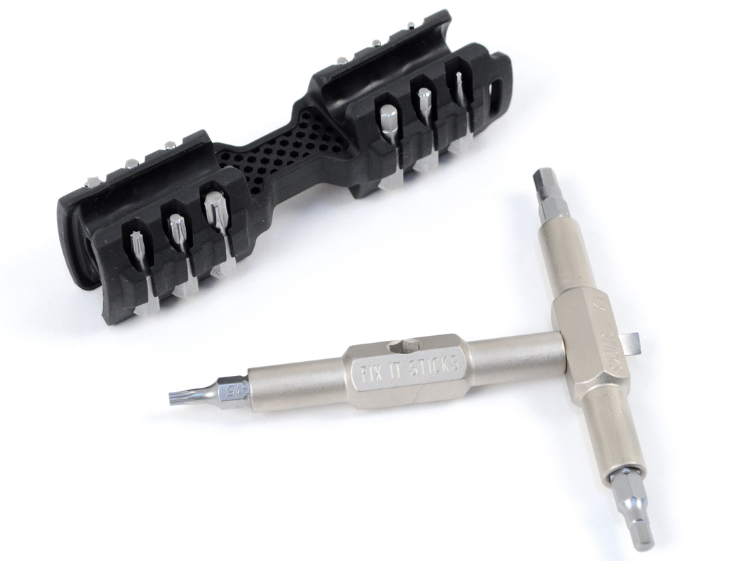 Fix It Sticks Ratcheting T-Way Wrench with Locking Hex Drive - Btactical