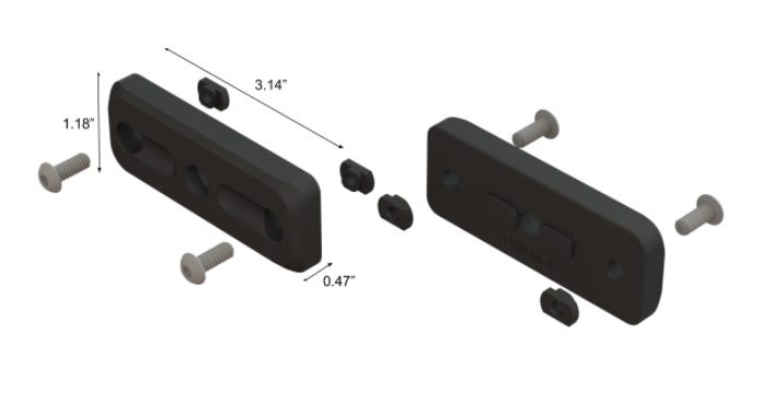 This product has been designed to fit any chassis or stock that is M-Lok compatible. These weights will fit on the MDT ACC, ESS, TAC21 (M-Lok forend) and LSS-XL Gen2 chassis.